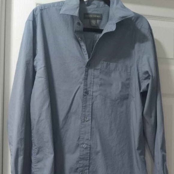 Banana Republic Men's Button Down Dress Shirt, Size Medium - Picture 1 of 4
